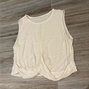 Spiritual Gangster Women's Cream Sleeveless Top